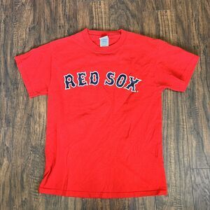 Boston Red Sox T-shirt Men’s Small 19 Joshua Beckett 2006 Red Baseball Delta Tag